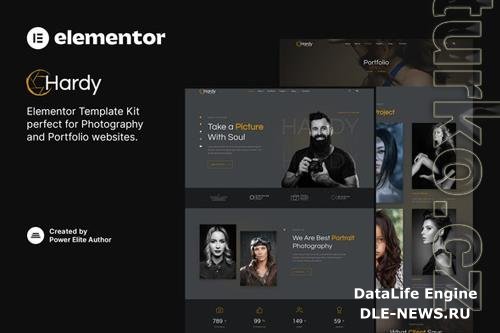 ThemeForest - Hardy - Photography & Portfolio Elementor Template Kit 36807762