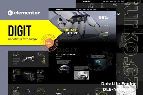 ThemeForest - Digit - Robotics & Technology Elementor Template Kit 36820928