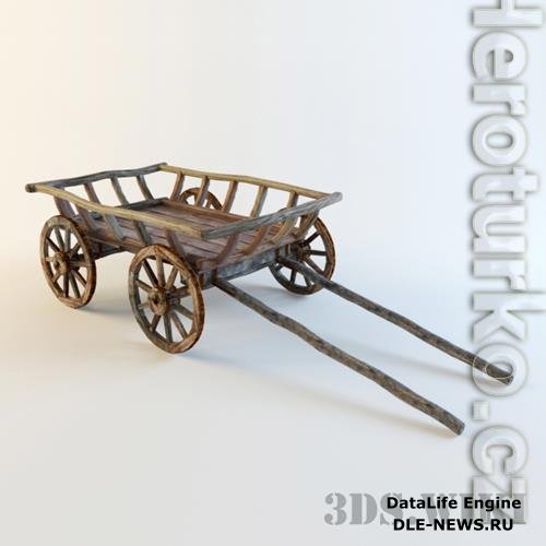 Old cart 3D Model