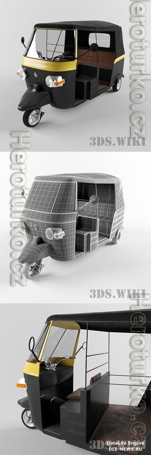 Auto rickshaw 3D Model