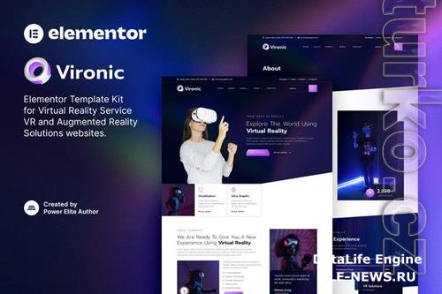 ThemeForest Vironic - Augmented & Virtual Reality Services Elementor Template Kit 38088246