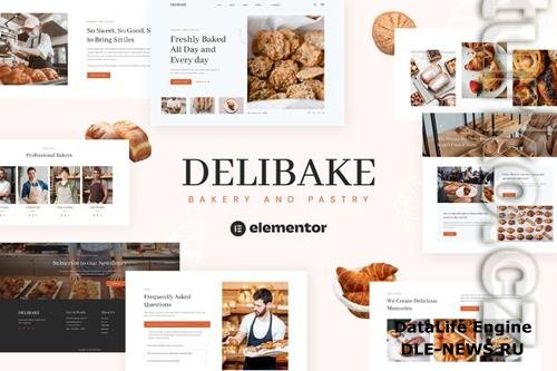 ThemeForest Delibake - Bakery and Pastry Elementor Template Kit 38094480
