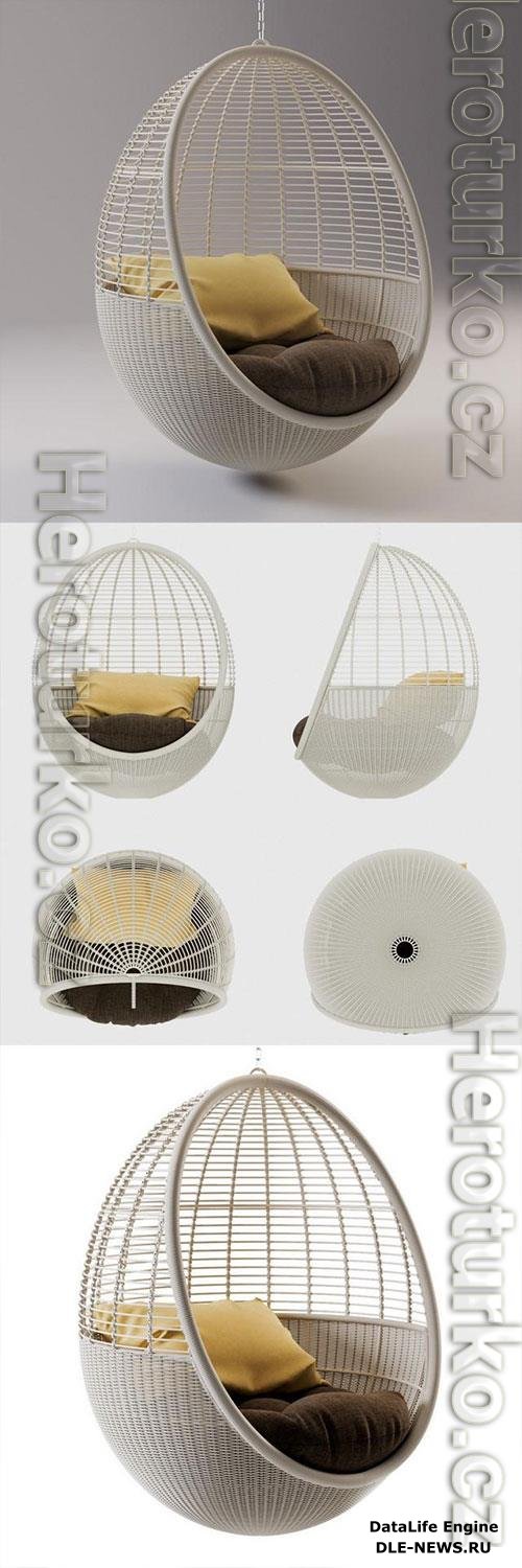 Pod Hanging Chair 3D Model