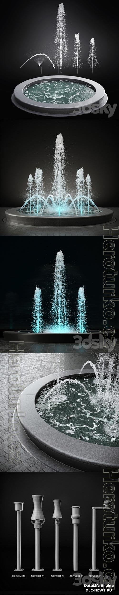 Fountain (designer) 3D Model