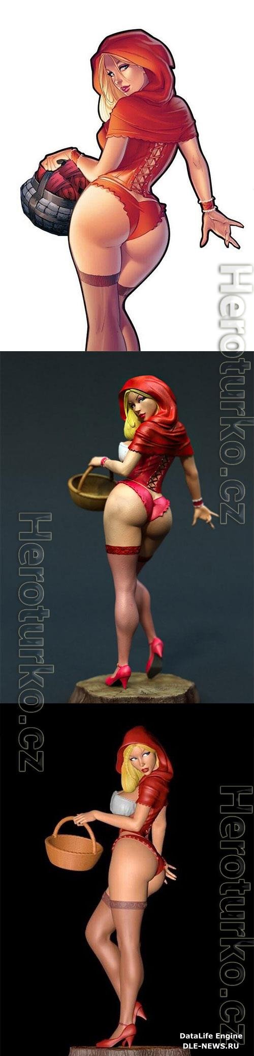 Red Riding Hood 3D Print Model