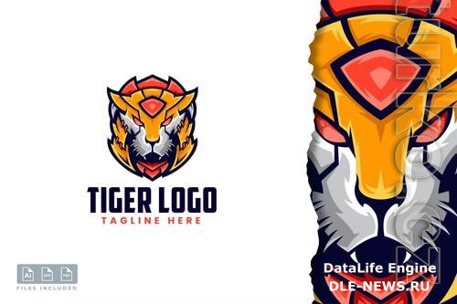 Tiger Head Logo Template