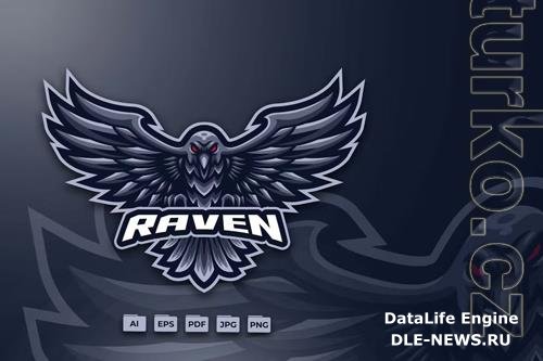 Raven Mascot Logo