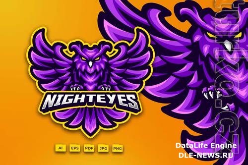 Owl Mascot Logo