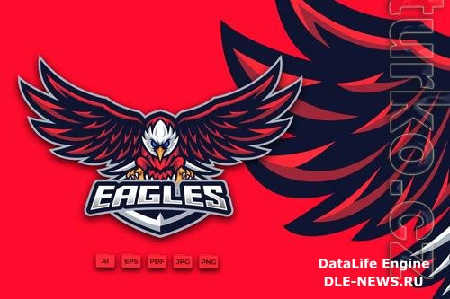 Eagle Mascot Logo