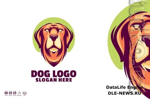 Dog Head Mascot Logo