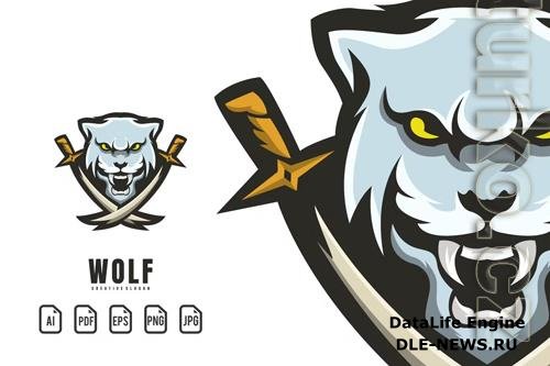 Wolf Mascot Logo