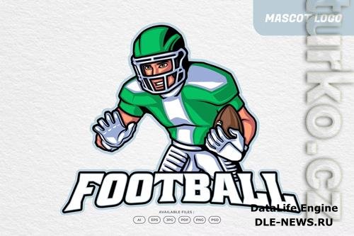 American Football Character Mascot Logo