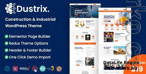 Dustrix v5.0 - Construction and Industry WordPress Them 38071794