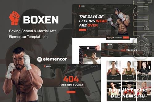 Boxen v3.6 - Boxing School & Martial Arts Elementor Template Kit 38164515