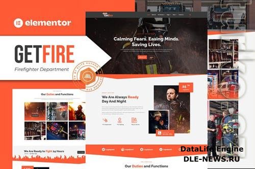 TForest Getfire v3.6 v3.5  - Firefighter Department Elementor Template Kit 38125881