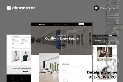 TForest Defloor v3,6 - Floor Company Elementor Pro Full Site Template Kit 38161881