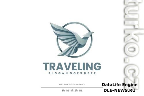 Travelling Bird Gradient Logo