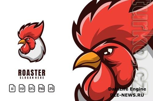 Roaster Mascot Logo