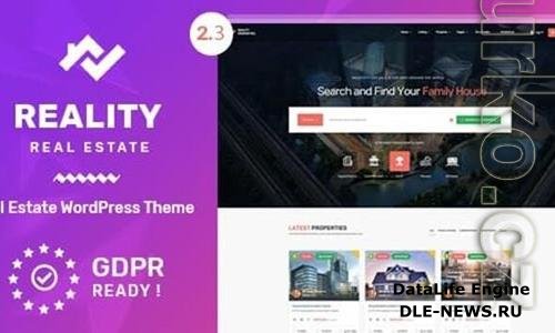 ThemeForest Reality  Estate v2.6.0 Multipurpose WordPress Theme 21627776