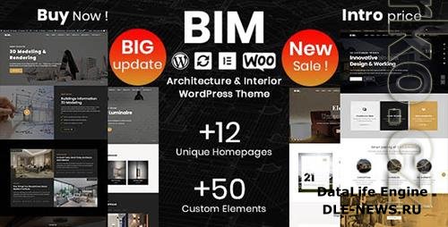 ThemeForest - BIM v1.3.1 - Architecture & Interior Design Elementor WordPress Theme - 26437882