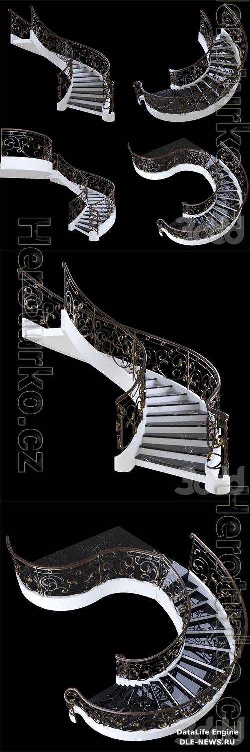 Stair Forging 3D Model