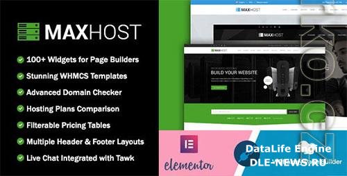 ThemeForest - ThemeForest - MaxHost v8.4.1 - Web Hosting, WHMCS and Corporate Business WordPress Theme with WooCommerce + Extensions - 15827691 - NULLED