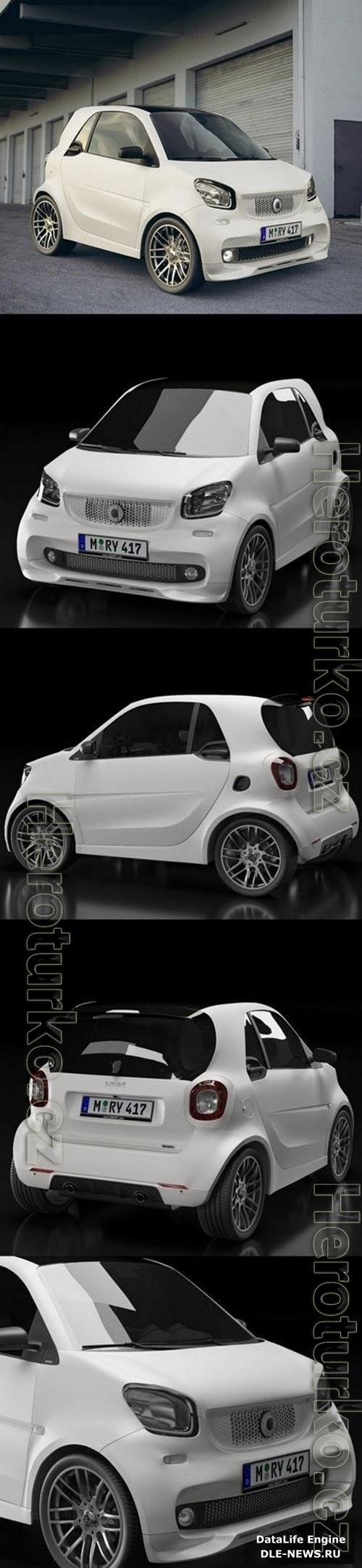 Smart fortwo Brabus 3D Model