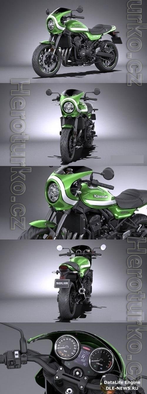 Kawasaki Z900RS 2019 3D Model