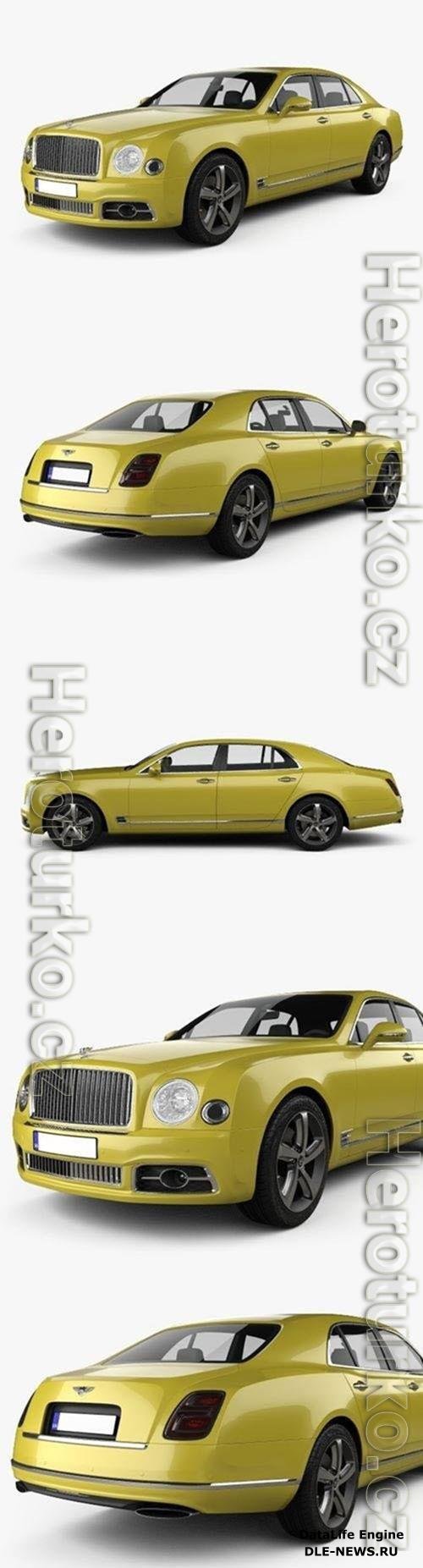 Bentley Mulsanne Speed 2017 3D Model