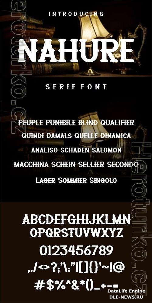 Nahure Font OTF