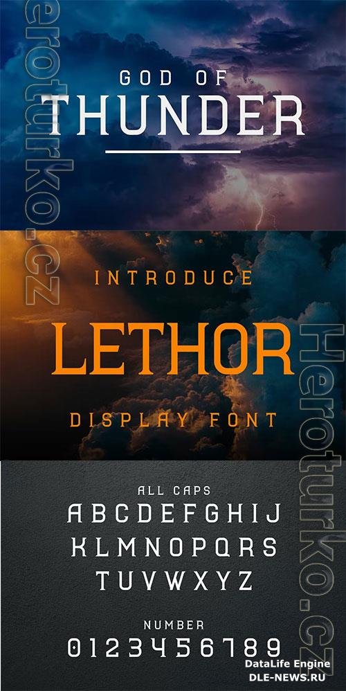 Lethor Font OTF