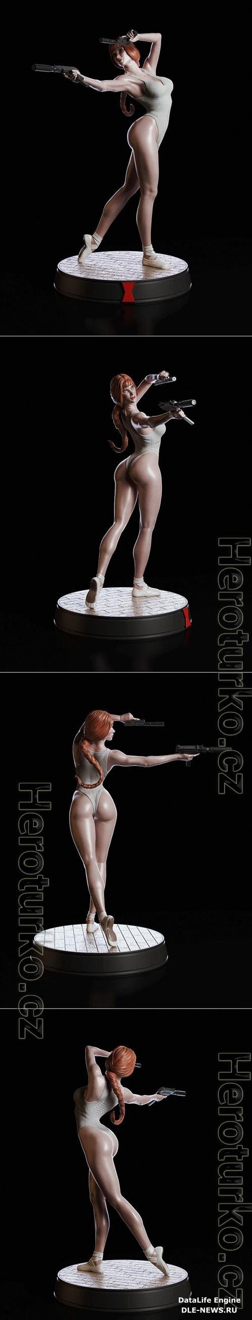 Black Widow Dancer 3D Print Model