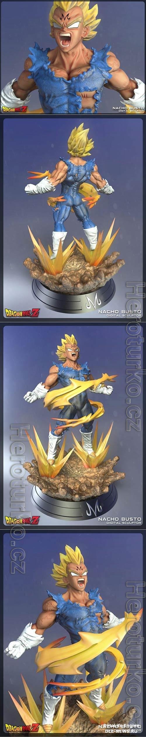 Majin Vegeta - Dragon Ball 3D Print Model