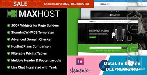 ThemeForest - MaxHost v8.6.0 - Web Hosting, WHMCS and Corporate Business WordPress Theme with WooCommerce - 15827691 - NULLED