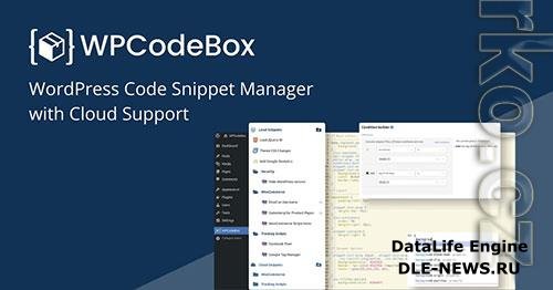 WPCodeBox v1.4.1 - The easiest way to add Code Snippets to WordPress