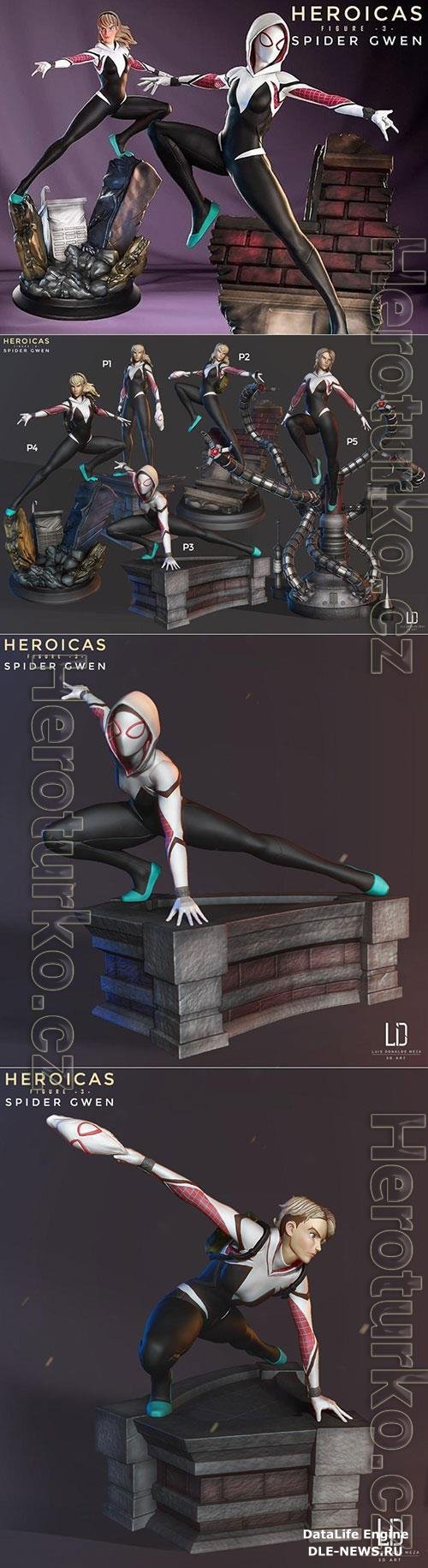 Spider Gwen 3D Print Model