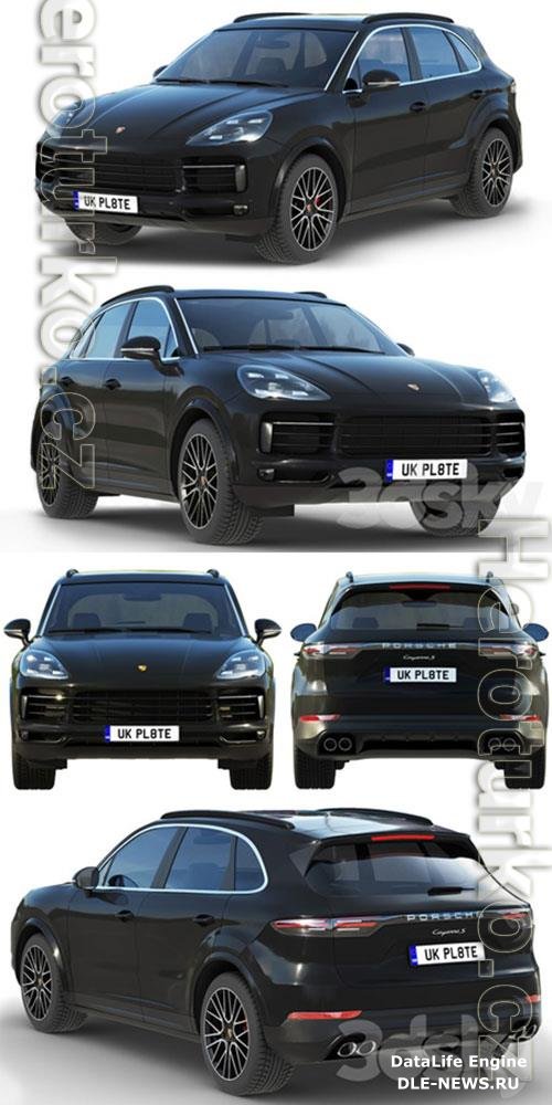 Porsche Cayenne S 2019 3D Model