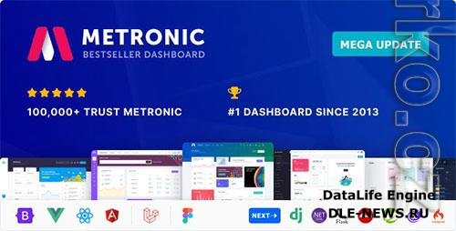 ThemeForest - Metronic v8.0.38 - Bootstrap 4/5 HTML, VueJS, React, Angular 11 & Laravel Admin Dashboard Theme - 4021469