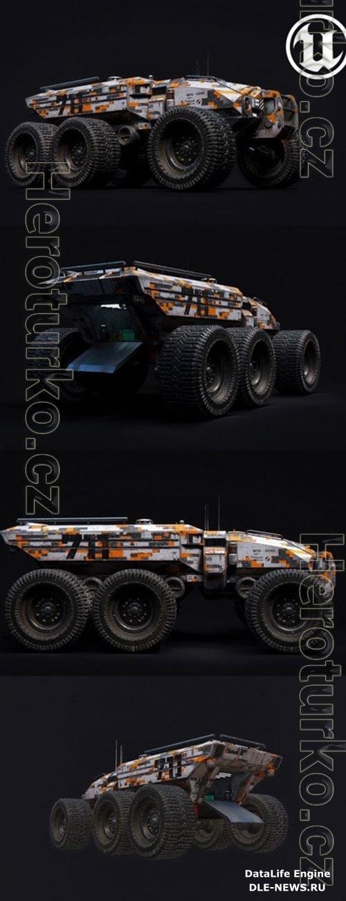 Sci-fi Technical Transporter 3D Model