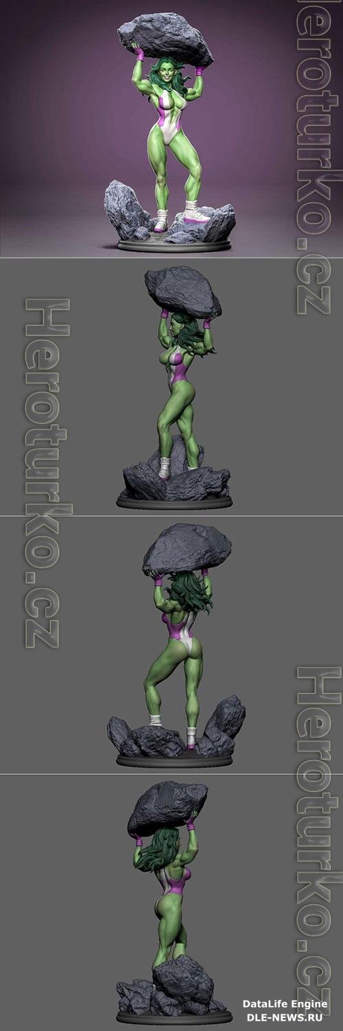 She-Hulk 3D Print Model