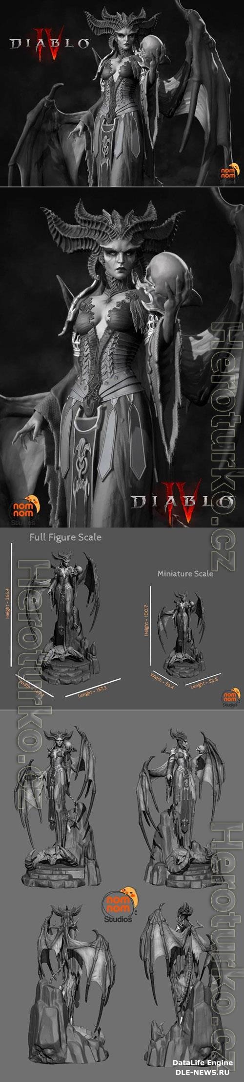 Lilith - Diablo IV 3D Print Model