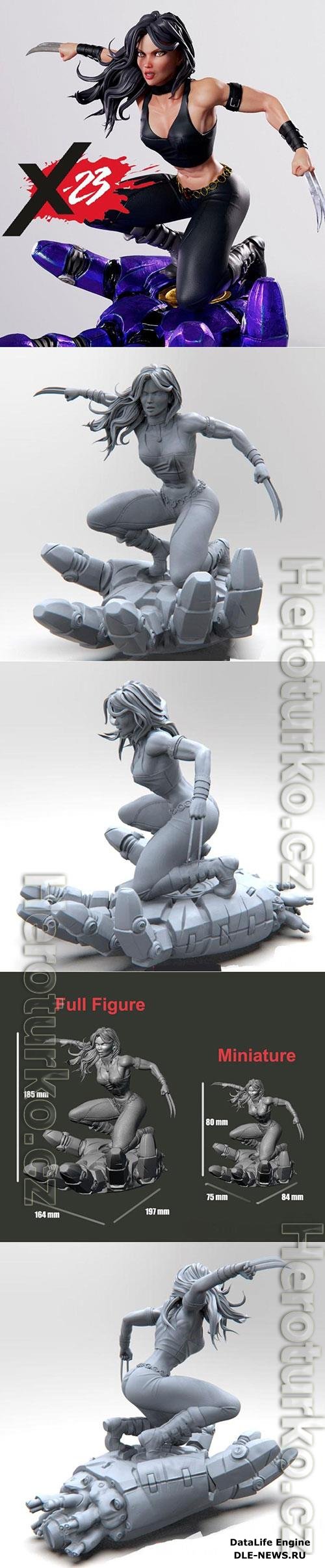 X23 3D Print Model