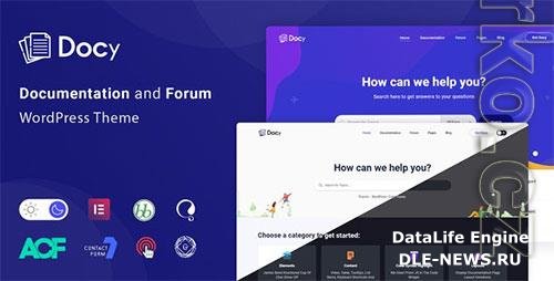 ThemeForest - Docy v2.1.5 -  Documentation and Knowledge base WordPress Theme with Helpdesk Forum - 31370838