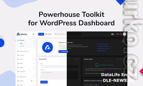 WP Adminify Pro v2.0.9.1 - Powerhouse Toolkit for WordPress Dashboard - NULLED