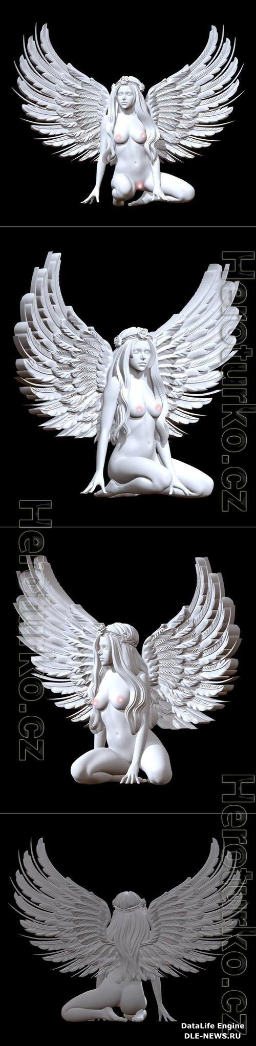 Girl naked 3D Print Model