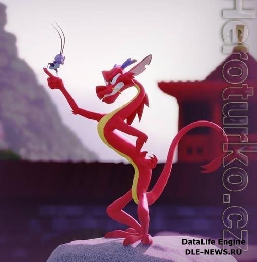 Mushu Crikee 3D Print Model