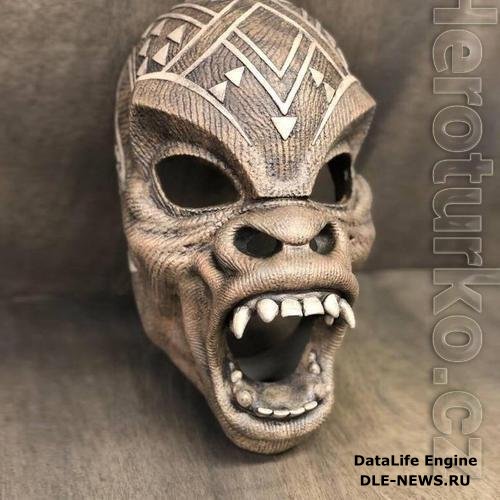 M'Baku Warrior falls mask 3D Print Model