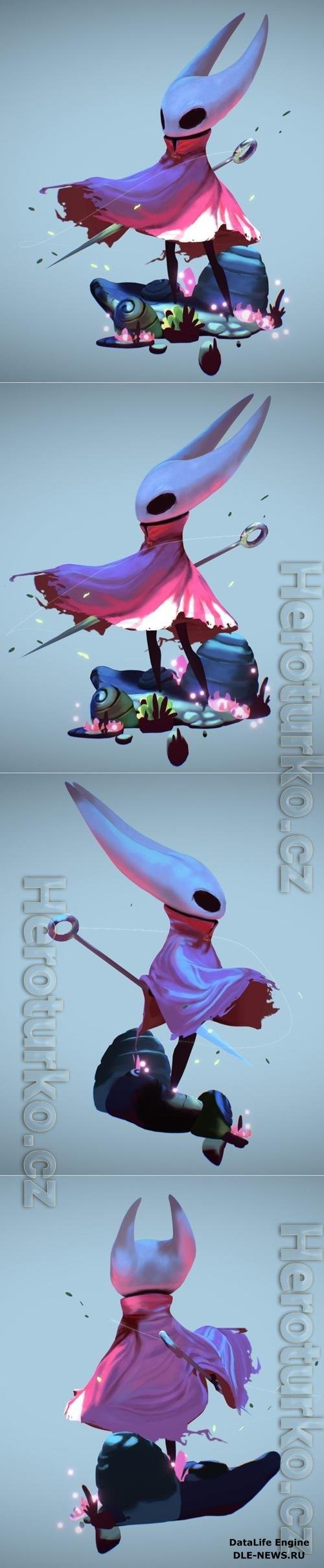 Hollow Knight Hornet Yoshiyaki 3D Print Model