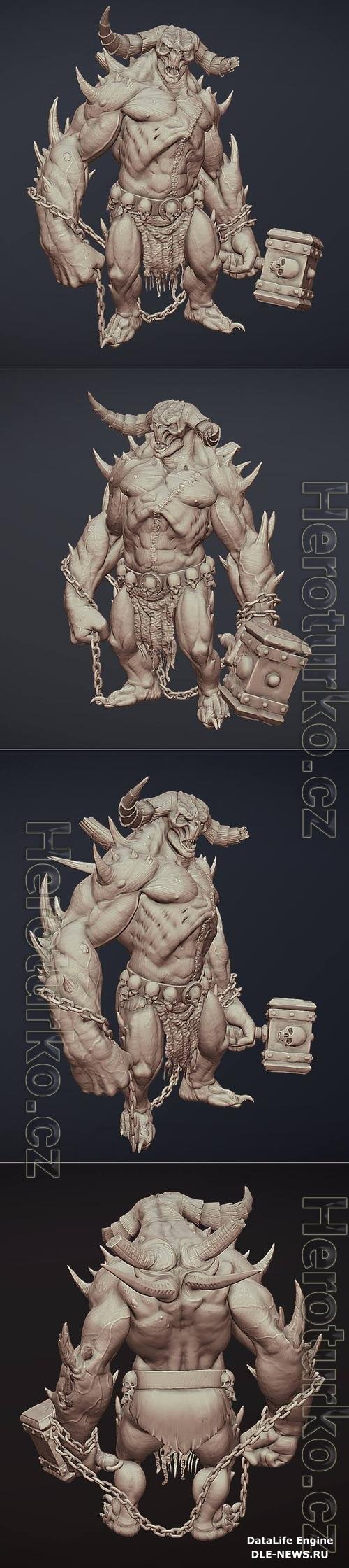 Hephasto the Armorer from diablo 3D Print Model