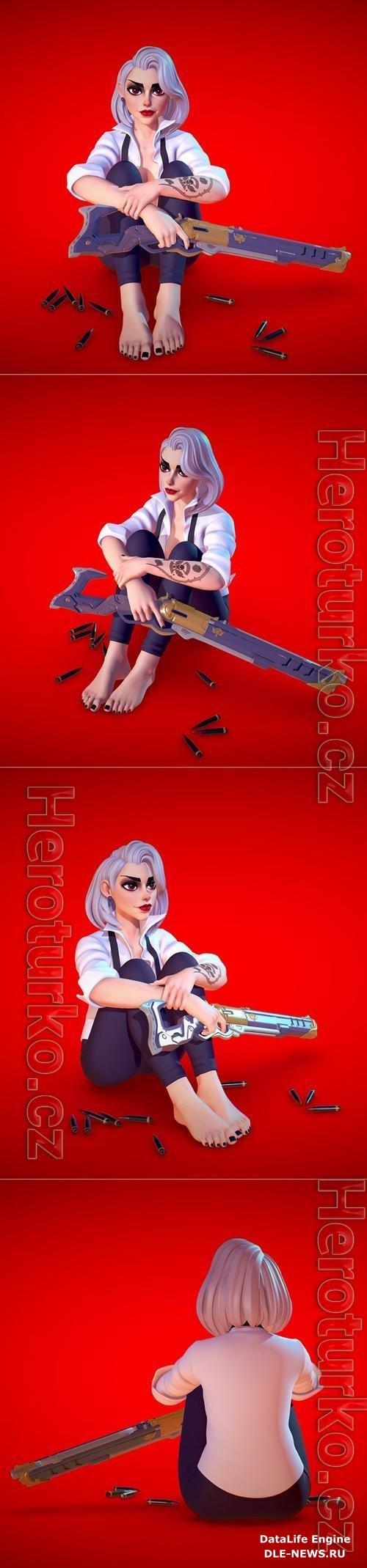 Ashe 3D Print Model